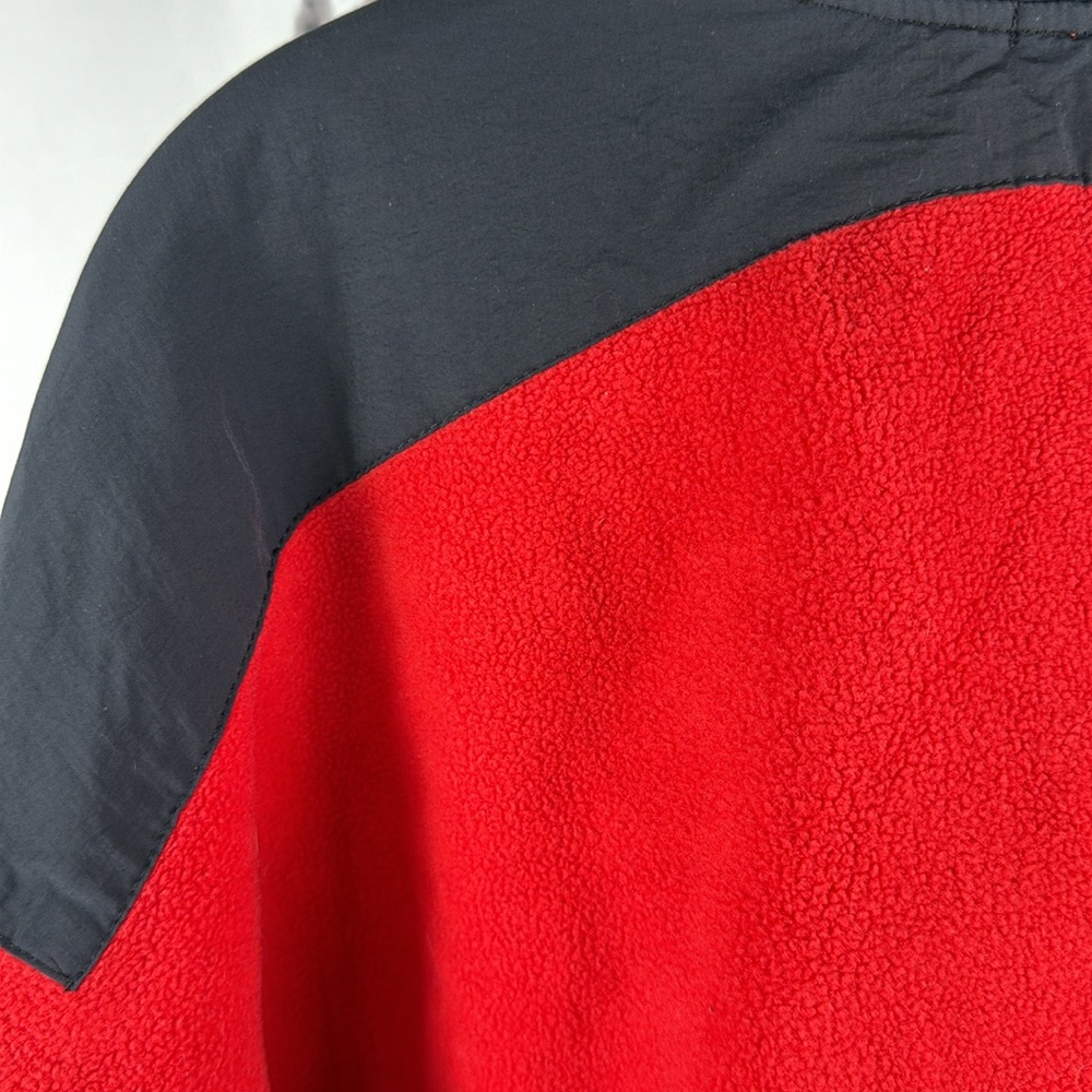 Obey Alpine Polar Anorak Jacket Colorblock Fleece Pullover 1/2 Zip Placket - Picture 9 of 10
